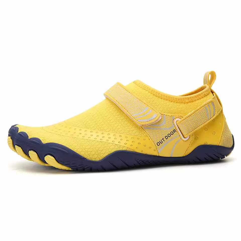 Barefoot water shoe, sunburst yellow